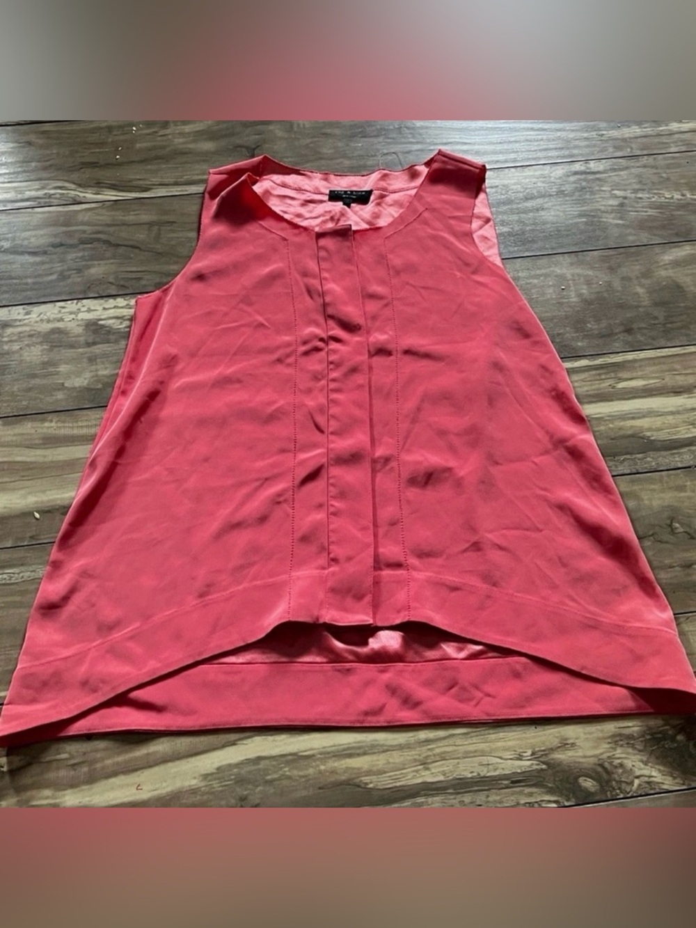 rag & bone pink sleeveless top size 6